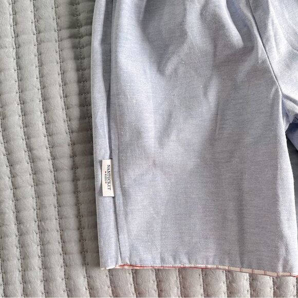 NEW Nantucket Kids Preston Reversible Shorts Red BluePlaid Chambray Boys Size 5 - Picture 4 of 11